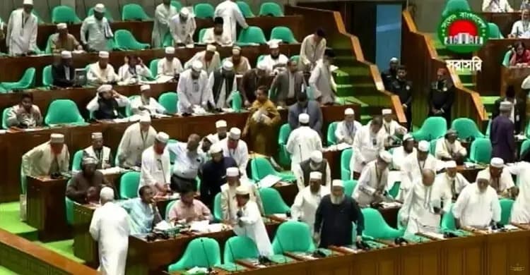 সংসদ অধিবেশন থেকে ফের ওয়াকআউট জামায়াত-এনসিপির