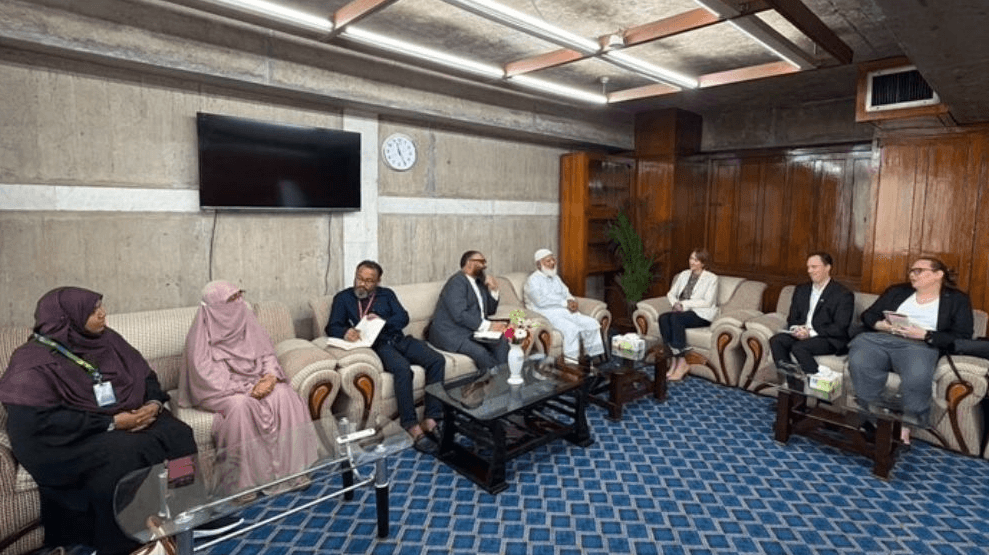 বিরোধীদলীয় নেতার সঙ্গে অস্ট্রেলিয়ার হাইকমিশনারের সৌজন্য সাক্ষাৎ