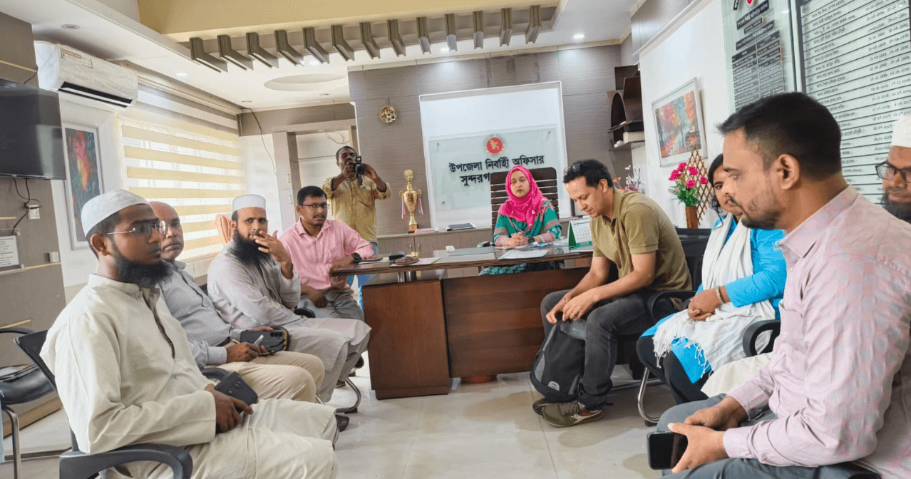 সুন্দরগঞ্জে অ্যান্টিসিপেটরি অ্যাকশন কার্যক্রম দেখতে ইউনিসেফের প্রতিনিধি দল