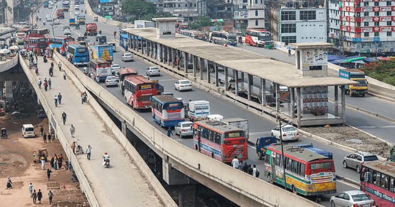 ১৪ বছরে প্রায় ৩ হাজার কোটি টাকা ব্যয়, যানজট নিরসনে বিআরটি প্রকল্পের সুফল নিয়ে বড় প্রশ্ন