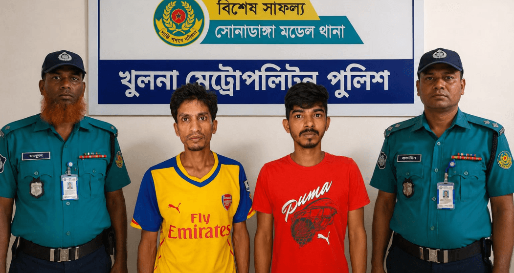 খুলনায় স্বর্ণের বিস্কুট দেখিয়ে প্রতারণা, দুই সদস্য গ্রেপ্তার